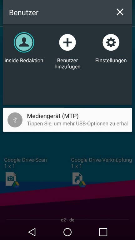 Das Menü des LG G4