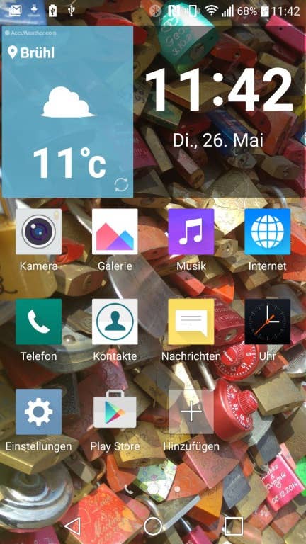 Das Menü des LG G4