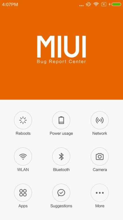Das Menü des Xiaomi Redmi 3 im Test