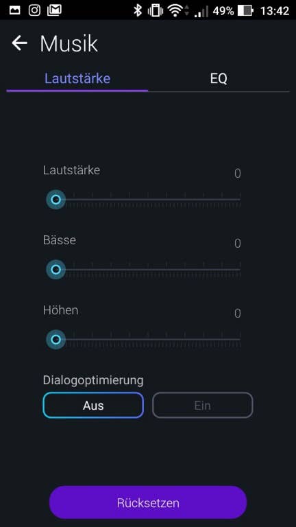 Das Multimedia-Center im Asus ZenFone 3 Deluxe