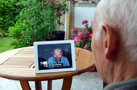 Das Tablet für Videotelefonie
