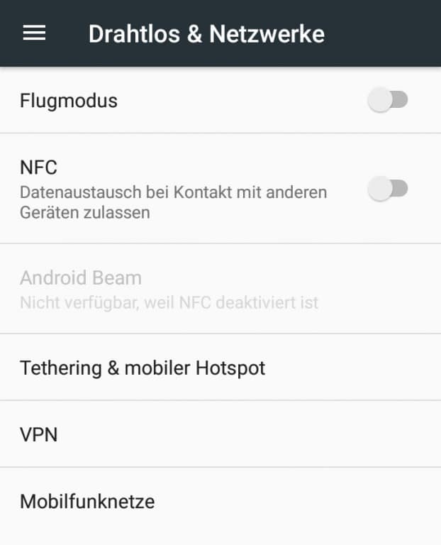 Daten-Roaming-Einstellungen unter Android