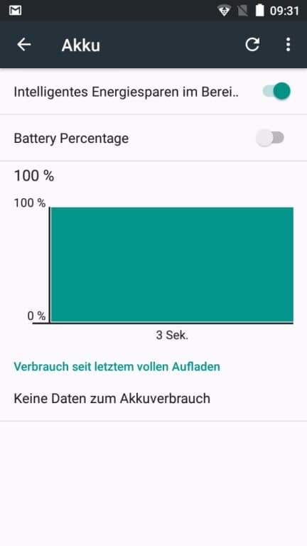 Der Akku des Blackview E7 im Test