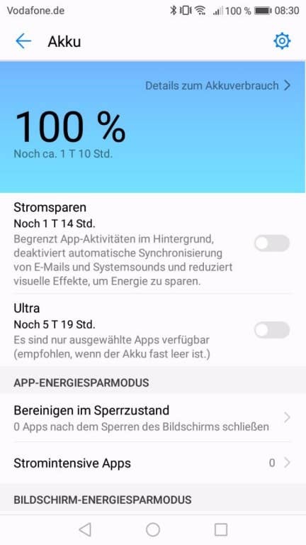 Der Akku-Test des Honor 6C Pro