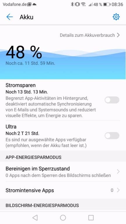 Der Akku-Test des Honor 6C Pro