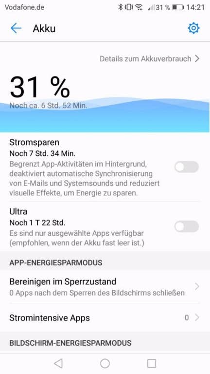 Der Akku-Test des Honor 6C Pro