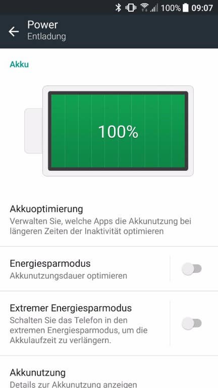 Der Akkutest des HTC U Ultra: Energiemanagement und Verbrauch