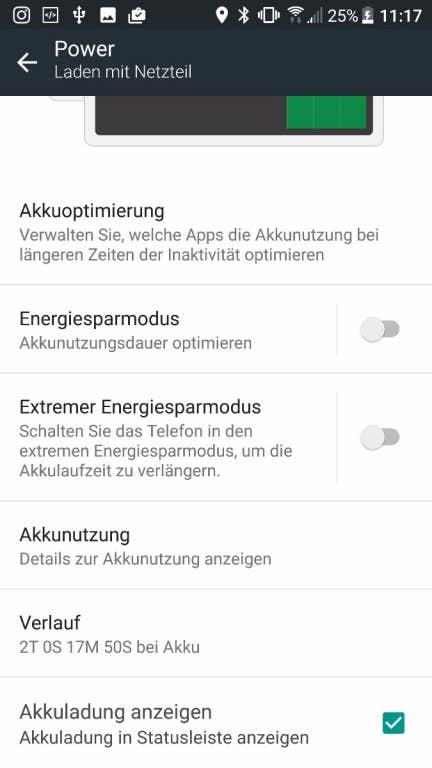 Der Akkutest des HTC U Ultra: Energiemanagement und Verbrauch