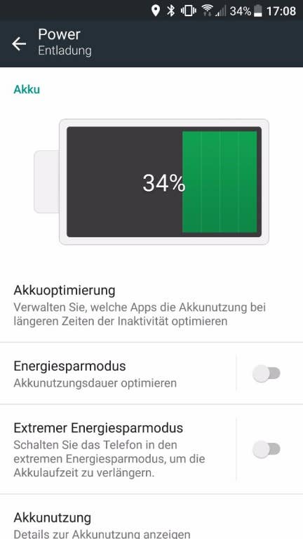 Der Akkutest des HTC U Ultra: Energiemanagement und Verbrauch