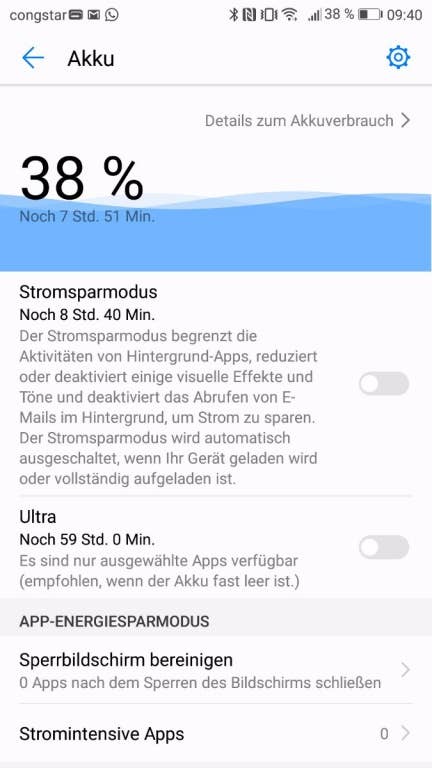 Der Akkutest des Huawei P10