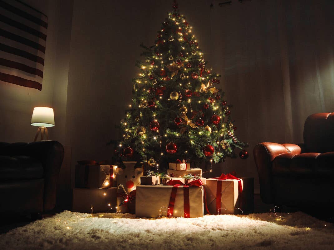 Der Weihnachtsbaum ist auch heute ein Zentrum der Festlichkeiten