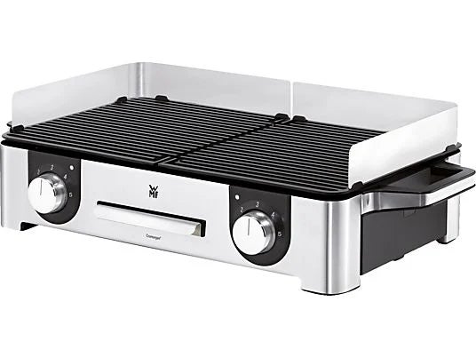 Der WMF Lono Master Tischgrill „04.1528.0011“ kann auf beiden Grillplatten unterschiedlich beheizt werden
