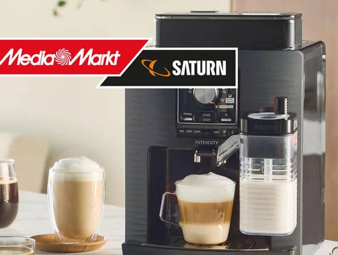 Krups Kaffeemaschine steht in einer Küche