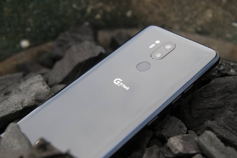 Detailaufnahmen des LG G7 ThinQ