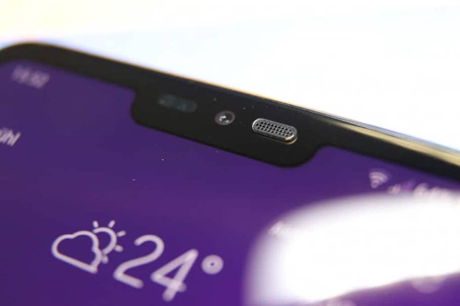 Detailaufnahmen des LG G7 ThinQ