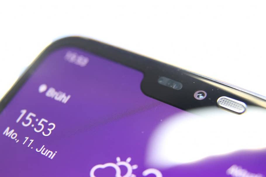 Detailaufnahmen des LG G7 ThinQ