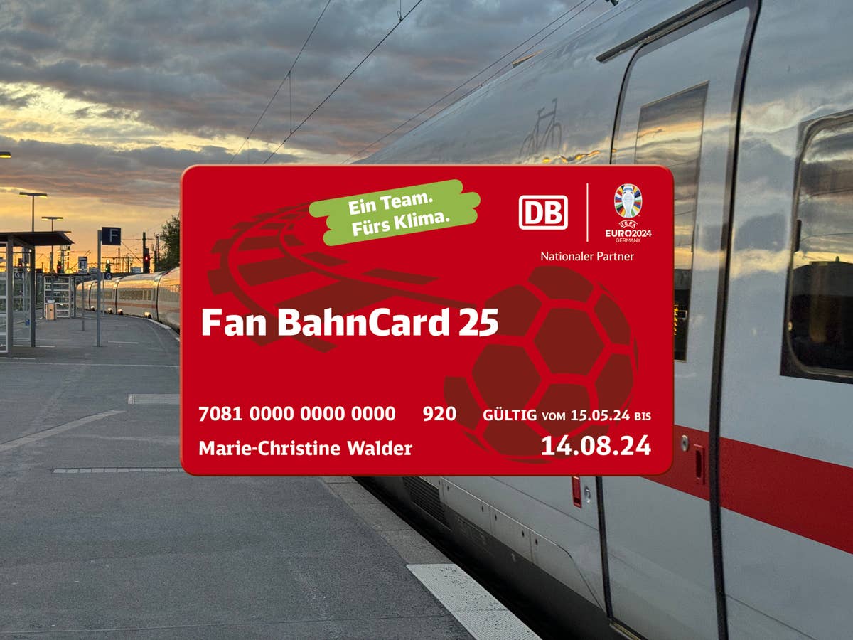 Deutsche Bahn Fan BahnCard Aktion