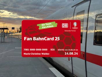 Deutsche Bahn Fan BahnCard Aktion