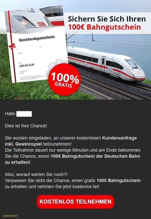 Deutsche Bahn Mail