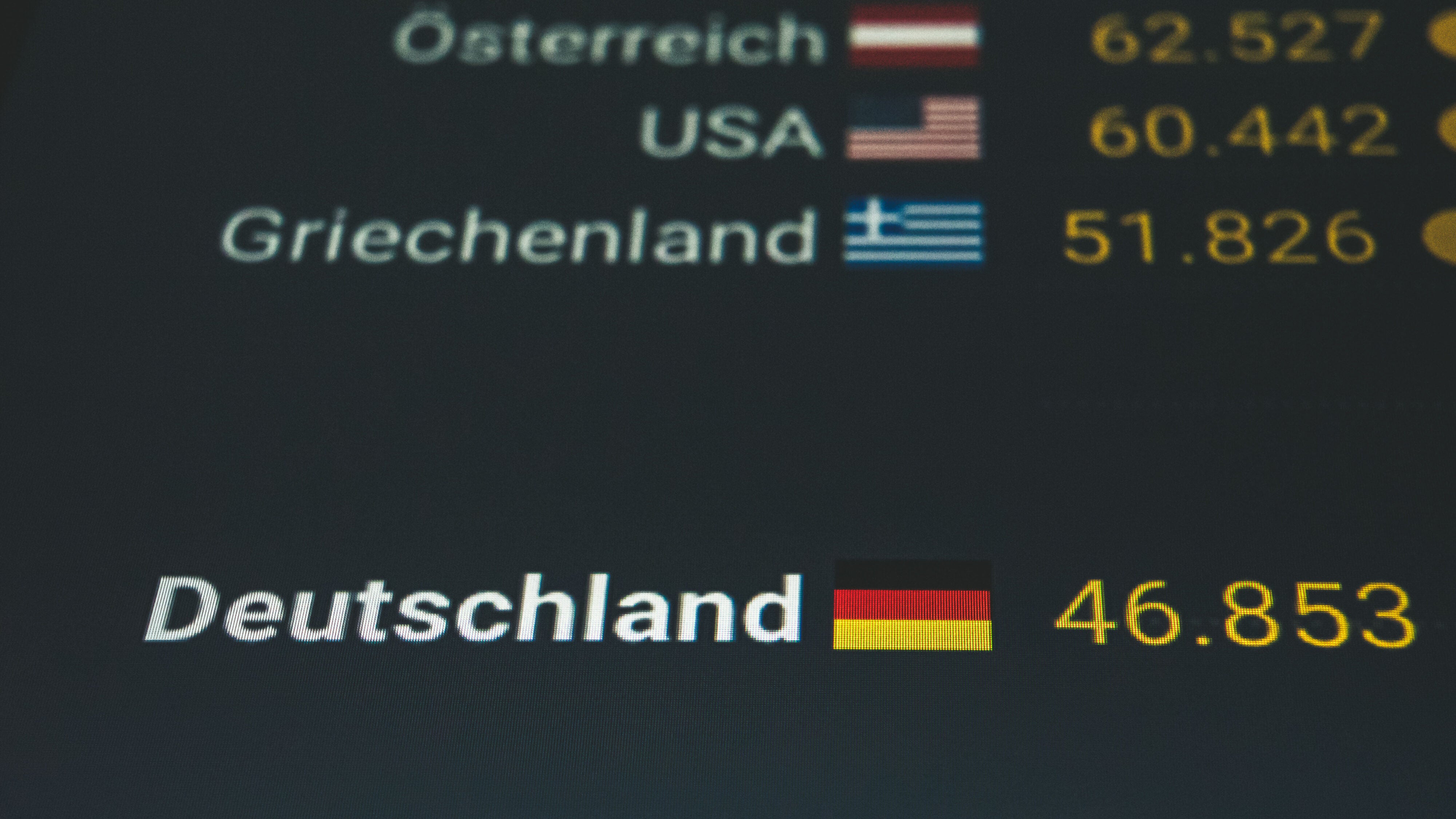 Deutschland auf dem letzten Platz: So arm sind wir