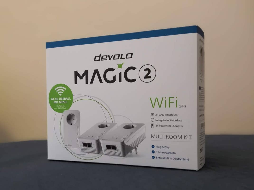 Packung des devolo Magic 2 Multiroom Start-Kit