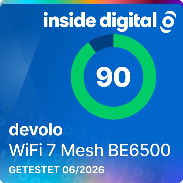Testsiegel devolo WiFi 7 Mesh BE6500