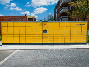 Eine Packstation von DHL
