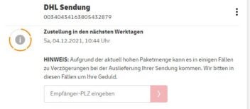 Probleme bei DHL