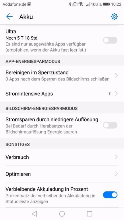 Die Akku-Testwerte des Huawei Nova 2