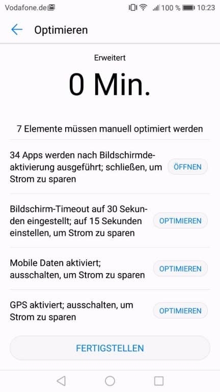 Die Akku-Testwerte des Huawei Nova 2