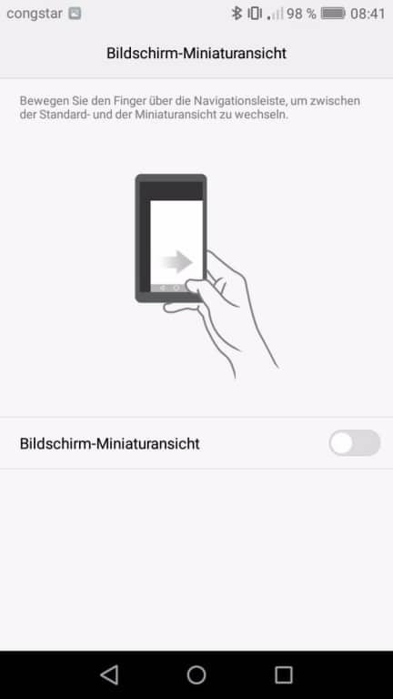 Die Bedienhilfen des Huawei Y6 (2017) Dual SIM