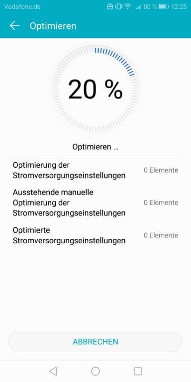 Die Benutzeroberfläche des Honor View 10