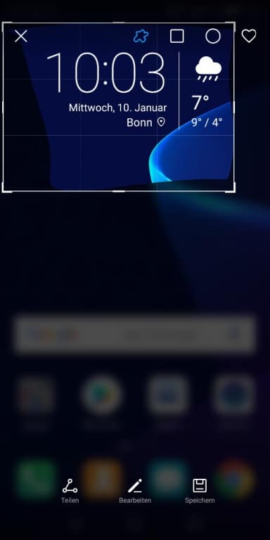 Die Benutzeroberfläche des Honor View 10