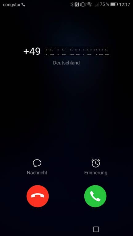 Die Benutzeroberfläche des Huawei P10 lite