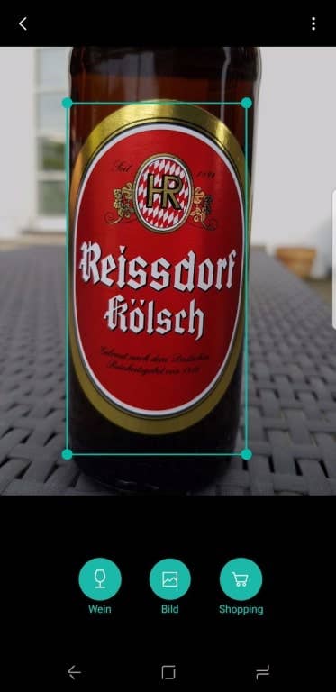 Die Bixby-Kamera des Samsung Galaxy S8+