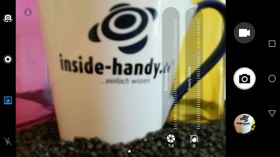 Die Kamera-App des Huawei Nova 2