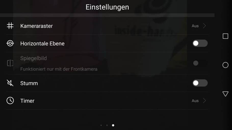 Die Kamera-App des Huawei Nova 2