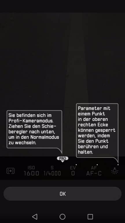 Die Kamera-App des Huawei P10