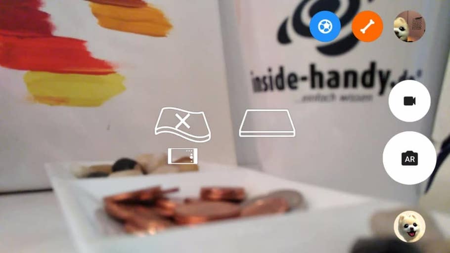 Die Kamera-App des Lenovo Phab 2 Pro