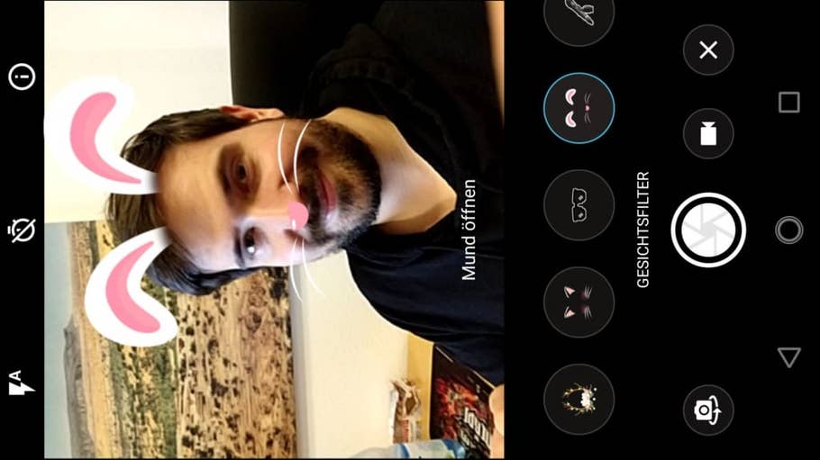 Die Kamera-App des Motorola Moto X4