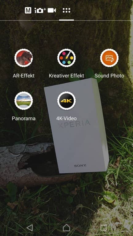 Die Kamera-App des Sony Xperia XZ Premium