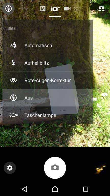 Die Kamera-App des Sony Xperia XZ Premium