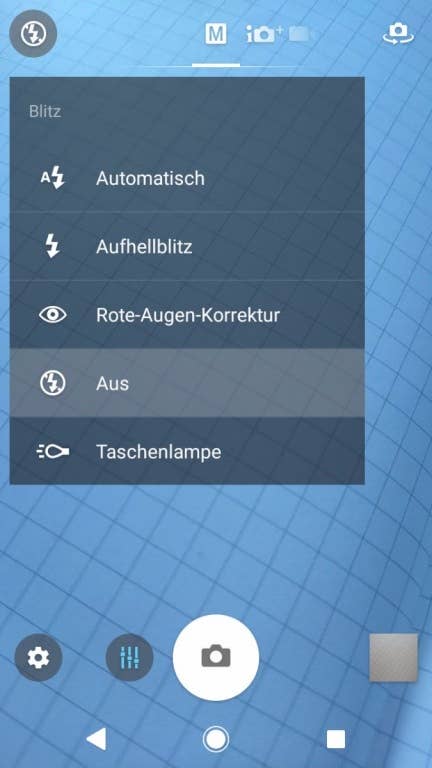 Die Kamera-App des Sony Xperia XZ1 Compact