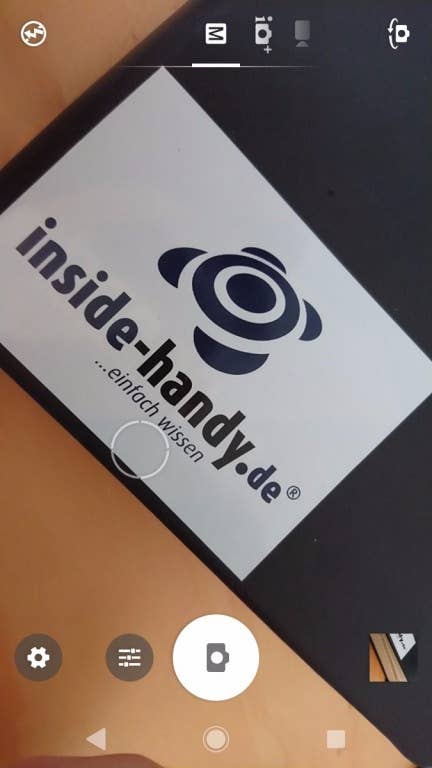 Die Kamera-App im Sony Xperia XZ1