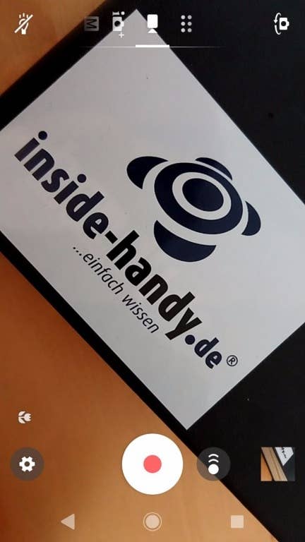 Die Kamera-App im Sony Xperia XZ1