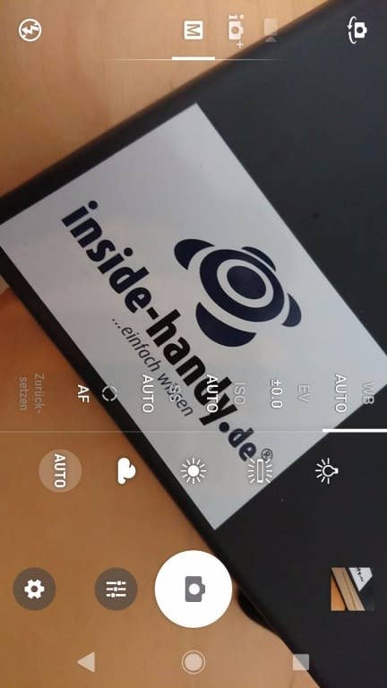 Die Kamera-App im Sony Xperia XZ1