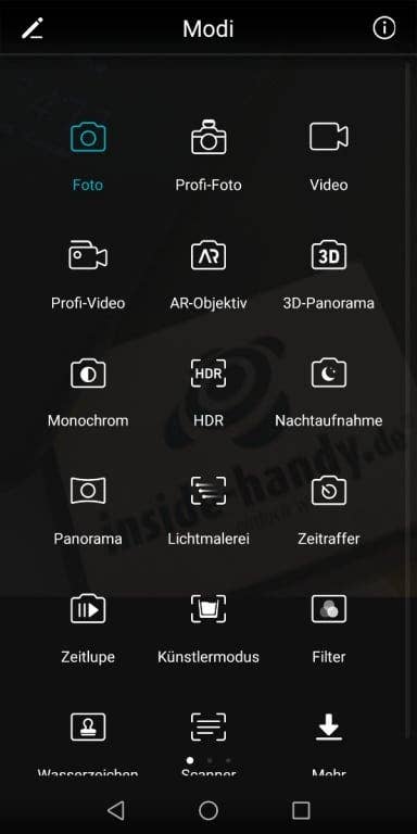 Die Kamera-Software des Honor View 10 im Überblick