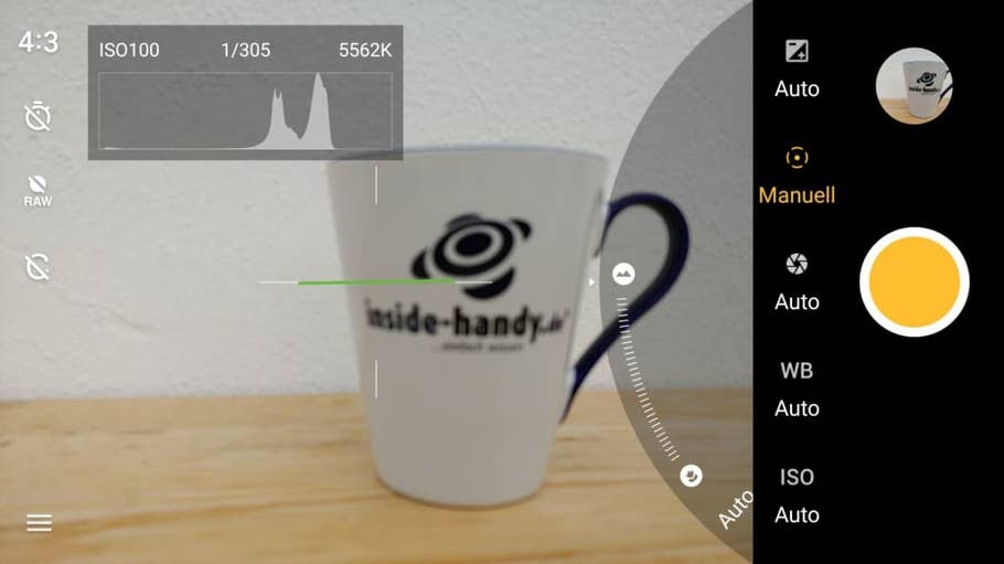 Die Kamera-Software des OnePlus 5