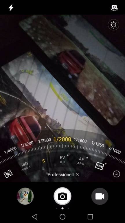 Die Kamera-Software im Honor 6C Pro