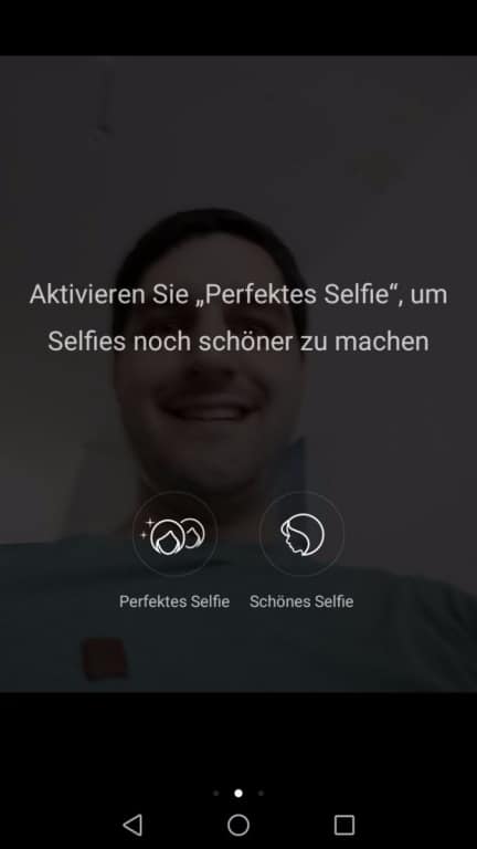 Die Kamera-Software im Honor 6C Pro